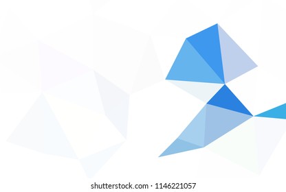 Light Purple vector polygon abstract background. Creative geometric illustration in Origami style with gradient. A new texture for your web site.