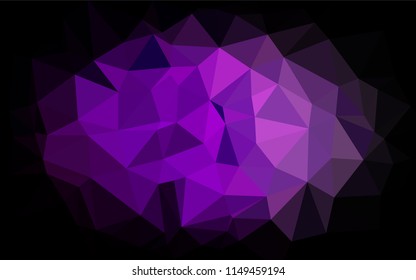 Light Purple vector polygon abstract layout. A vague abstract illustration with gradient. The template can be used as a background for cell phones.