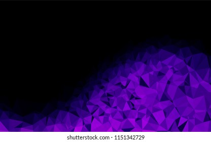 Light Purple vector polygon abstract backdrop. Shining colored illustration in a Brand new style. A completely new template for your business design.