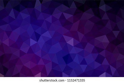 Light Purple vector polygon abstract background. Creative geometric illustration in Origami style with gradient. Polygonal design for your web site.