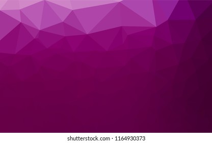 Light Purple vector polygon abstract backdrop. Shining colored illustration in a Brand new style. A new texture for your design.