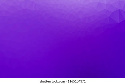 Light Purple vector polygon abstract layout. Colorful illustration in abstract style with gradient. The template can be used as a background for cell phones.