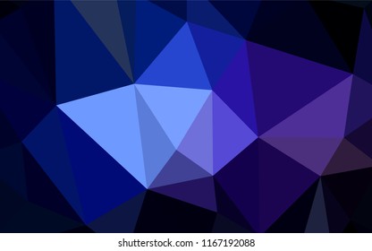 Light Purple vector polygon abstract backdrop. Polygonal abstract illustration with gradient. Template for cell phone's backgrounds.