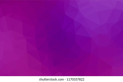 Light Purple vector polygon abstract backdrop. Shining colored illustration in a Brand new style. Brand new design for your business.