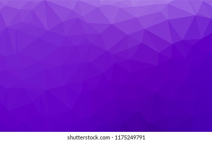 Light Purple vector polygon abstract layout. A completely new color illustration in a vague style. The completely new template can be used for your brand book.