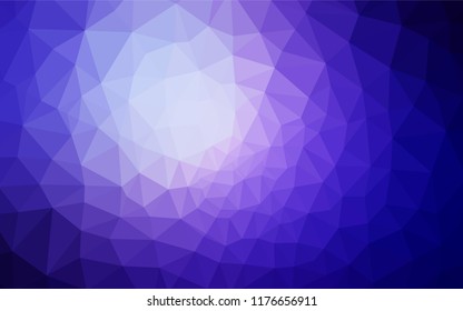Light Purple vector polygon abstract layout. A sample with polygonal shapes. Polygonal design for your web site.