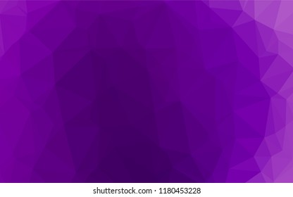 Light Purple vector polygon abstract layout. Colorful abstract illustration with gradient. Brand new style for your business design.