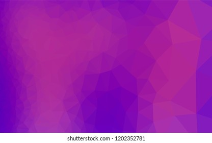 Light Purple vector polygon abstract background. Colorful illustration in abstract style with gradient. A new texture for your design.