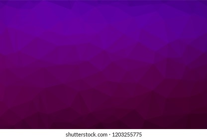 Light Purple vector polygon abstract layout. Colorful illustration in abstract style with gradient. The elegant pattern can be used as part of a brand book.