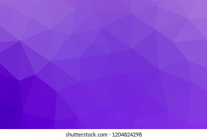 Light Purple vector polygon abstract background. Shining colored illustration in a Brand new style. Brand new design for your business.