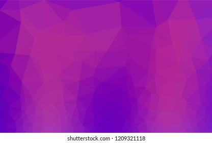 Light Purple vector polygon abstract background. Brand new colored illustration in blurry style with gradient. The elegant pattern can be used as part of a brand book.
