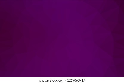 Light Purple vector polygon abstract layout. Creative geometric illustration in Origami style with gradient. Brand new style for your business design.