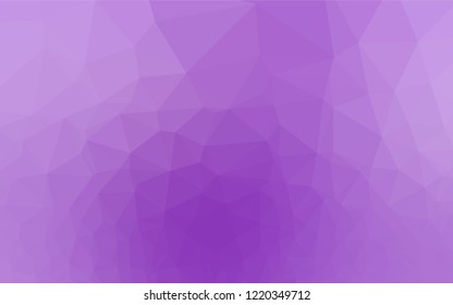 Light Purple vector polygon abstract background. Glitter abstract illustration with an elegant design. The elegant pattern can be used as part of a brand book.