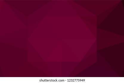 Light Purple vector polygon abstract background. Brand new colored illustration in blurry style with gradient. A completely new design for your business.