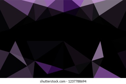Light Purple vector polygon abstract layout. A completely new color illustration in a vague style. The template can be used as a background for cell phones.