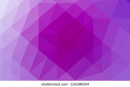 Light Purple vector polygon abstract backdrop. Shining colored illustration in a Brand new style. Elegant pattern for a brand book.