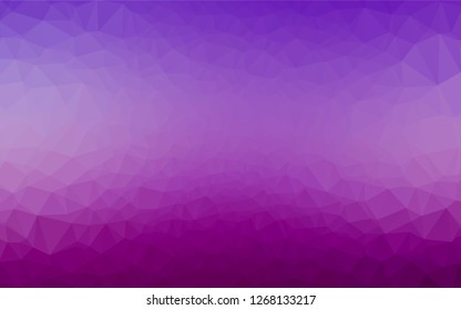 Light Purple vector polygon abstract layout. Colorful abstract illustration with gradient. Brand new style for your business design.