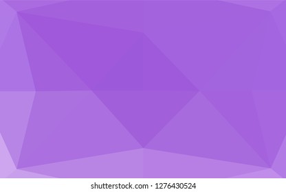 Light Purple vector polygon abstract background. Creative geometric illustration in Origami style with gradient. The polygonal design can be used for your web site.