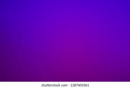 Light Purple vector polygon abstract layout. Glitter abstract illustration with an elegant design. Template for a cell phone background.