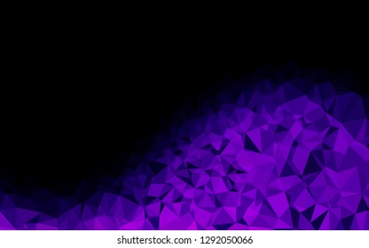 Light Purple vector polygon abstract background. A completely new color illustration in a vague style. Brand new style for your business design.