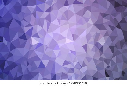 Light Purple vector polygon abstract layout. Creative geometric illustration in Origami style with gradient. Template for cell phone's backgrounds.