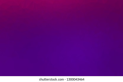 Light Purple vector polygon abstract background. Brand new colorful illustration in with gradient. New texture for your design.