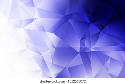 Light Purple vector polygon abstract backdrop. A completely new color illustration in a polygonal style. Triangular pattern for your design.