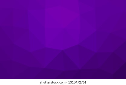 Light Purple vector polygon abstract backdrop. Colorful abstract illustration with gradient. Triangular pattern for your business design.