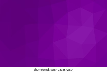 Light Purple vector polygon abstract background. An elegant bright illustration with gradient. New texture for your design.