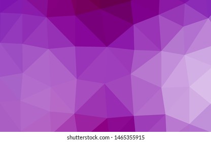 Light Purple vector polygon abstract background. Shining colored illustration in a Brand new style. Completely new design for your business.