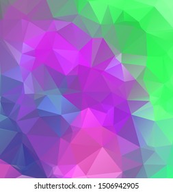 Light purple vector polygon abstract backdrop. Polygonal with gradient. Texture pattern for your backgrounds