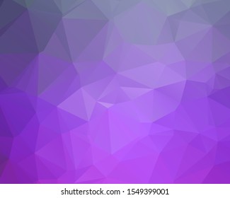 Light purple vector polygon abstract backdrop. Polygonal with gradient. Texture pattern for your backgrounds