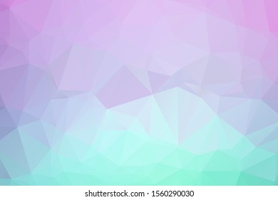 Light purple vector polygon abstract backdrop. Polygonal with gradient. Texture pattern for your backgrounds