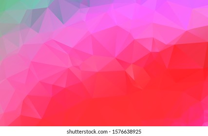 Light purple vector polygon abstract backdrop. Polygonal with gradient. Texture pattern for your backgrounds