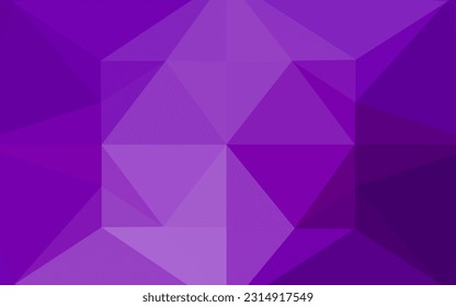 Light Purple vector polygon abstract background. Brand new colored illustration in blurry style with gradient. Brand new style for your business design.