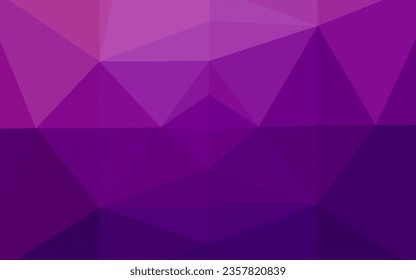 Light Purple vector polygon abstract layout. Shining colored illustration in a Brand new style. Template for your brand book.