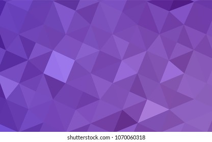 Light Purple vector polygonal background. Creative geometric illustration in Origami style with gradient. That new template can be used for your brand book.