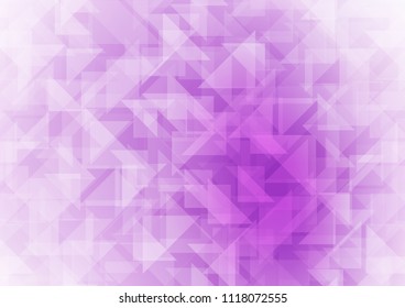Light Purple vector polygonal background. Creative illustration in halftone style with gradient. The textured pattern can be used for background.