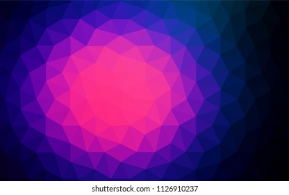 Light Purple vector polygonal background. Polygonal abstract illustration with gradient. A new texture for your web site.