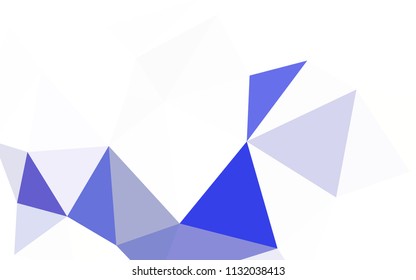 Light Purple vector polygonal background. Creative geometric illustration in Origami style with gradient. Brand new style for your business design.