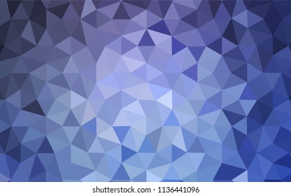 Light Purple vector polygonal background. Colorful illustration in polygonal style with gradient. A completely new design for your leaflet.