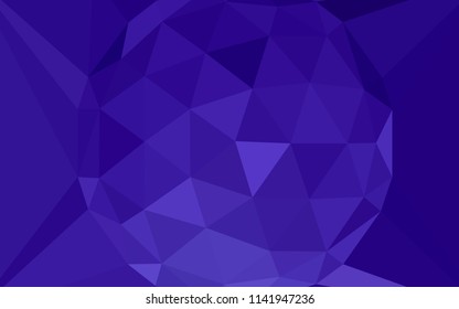 Light Purple vector polygonal background with a diamond. Illustration in halftone style with triangles. Brand new design for your business.