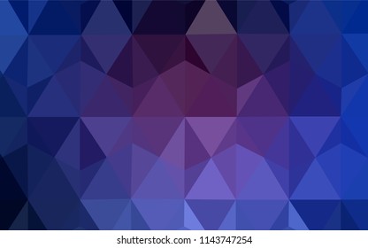 Light Purple vector polygonal background. Colorful abstract illustration with triangles. Textured pattern for your backgrounds.