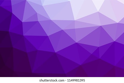 Light Purple vector polygonal background. Brand new colored illustration in blurry style with gradient. Brand new design for your business.