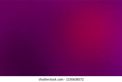 Light Purple vector polygonal background. Glitter abstract illustration with an elegant design. Triangular pattern for your business design.