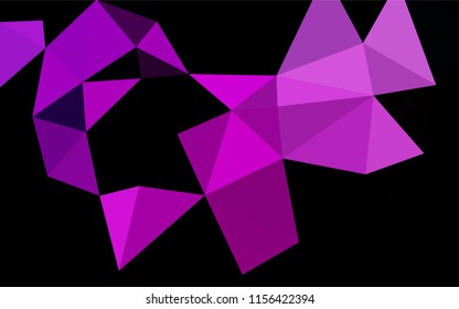 Light Purple vector polygonal background. A completely new color illustration in a vague style. The completely new template can be used for your brand book.