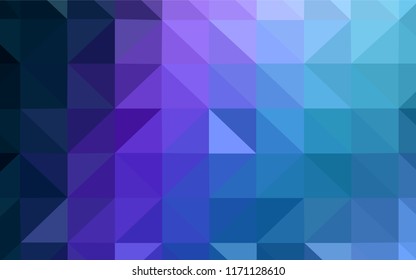 Light Purple vector polygonal background. Glitter abstract illustration with an elegant triangles. Completely new template for your banner.