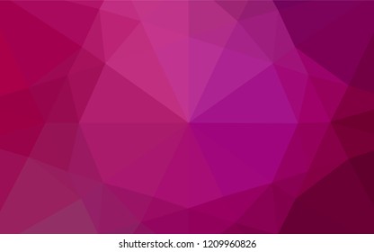 Light Purple vector polygonal background. A completely new color illustration in a vague style. Brand new style for your business design.
