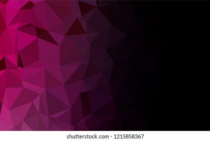 Light Purple vector polygonal background. Shining colored illustration in a Brand new style. A completely new design for your business.