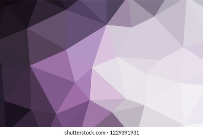Light Purple vector polygonal background. Colorful illustration in abstract style with triangles. Brand new design for your business.